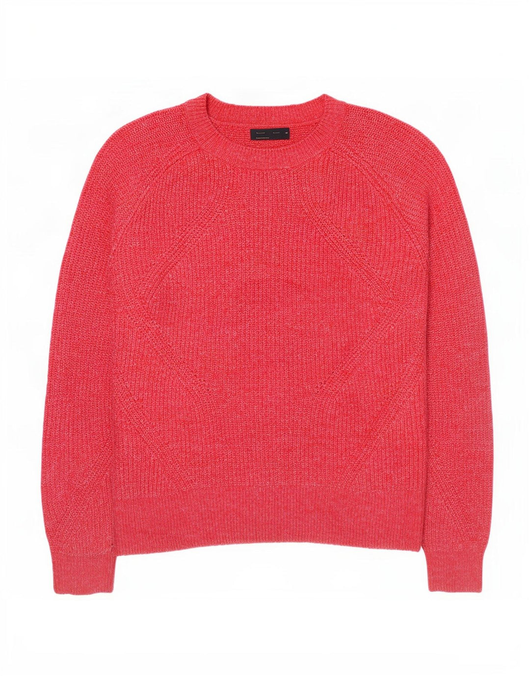 Marks & Spencer Womens Crew Neck Jumper Sweater UK 14 Medium Pink Flecked