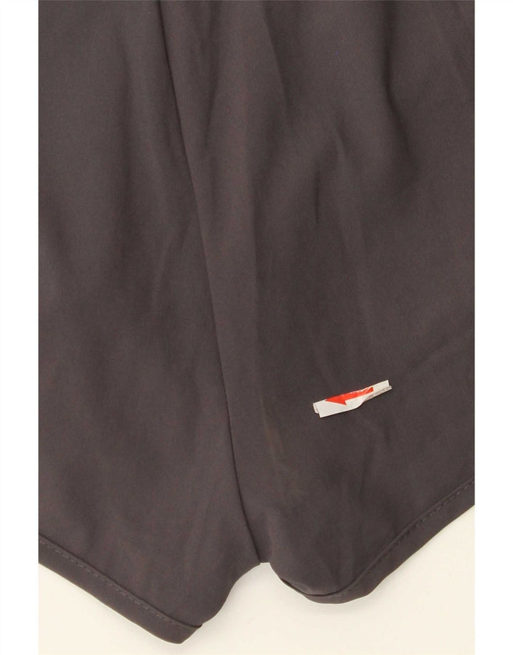 Kappa Womens Graphic Sport Shorts UK 6 XS Grey Polyester