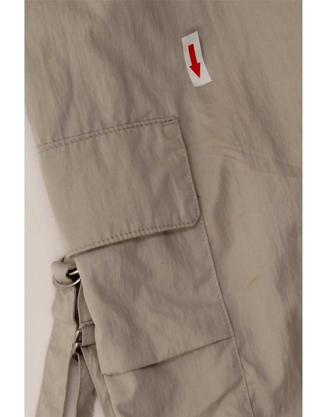 Zara Womens Joggers Cargo Trousers XS W24 L29 Grey Polyester