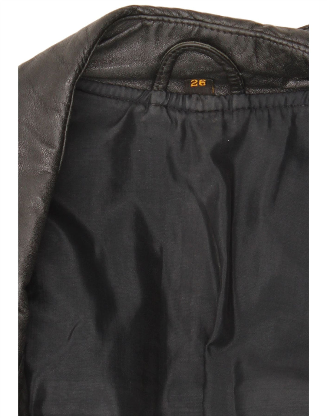 Vintage Mens Bomber Leather Jacket UK 42 XL Black