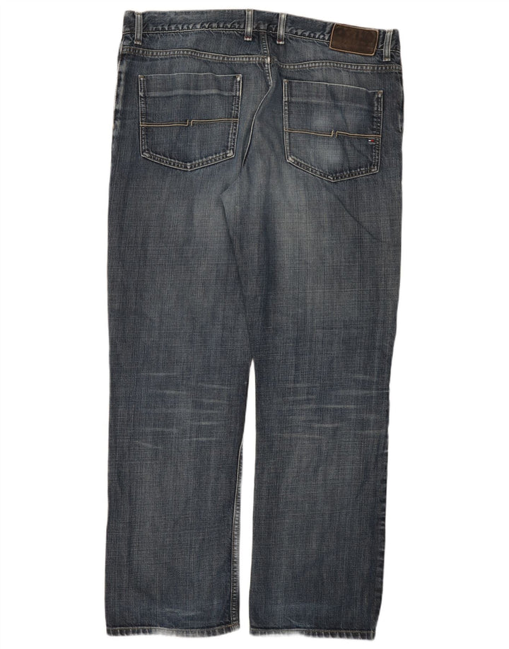 Tommy Hilfiger Mens Straight Jeans W40 L32 Blue Cotton
