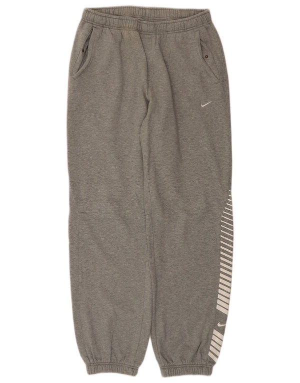 Nike Mens Tracksuit Trousers Joggers Large Grey Cotton