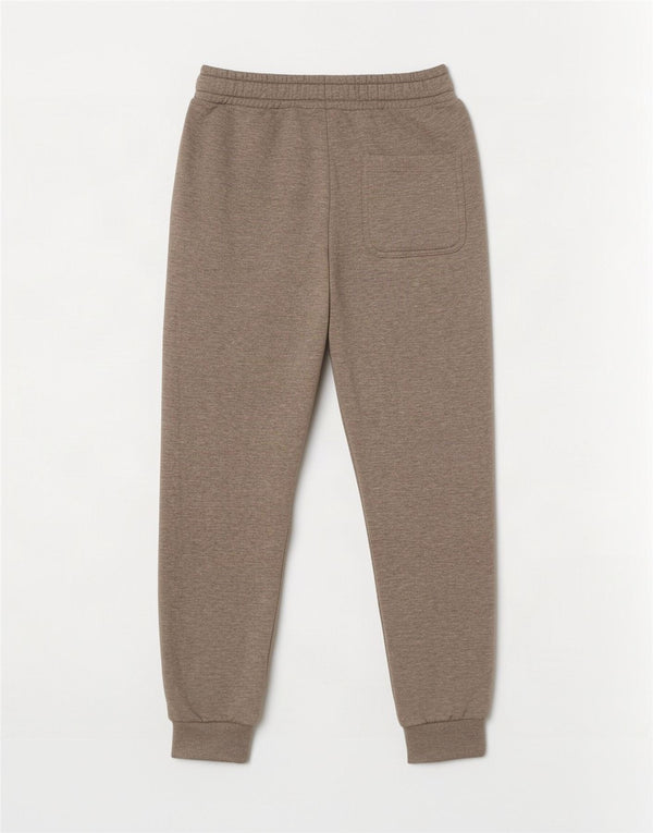 Lyle & Scott Boys Tracksuit Trousers Joggers 8-9 Years Grey Flecked Cotton