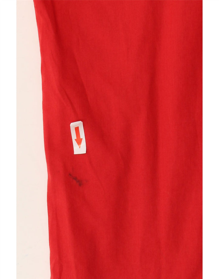 Marlboro Classics Mens Short Sleeve Shirt Medium Red Cotton