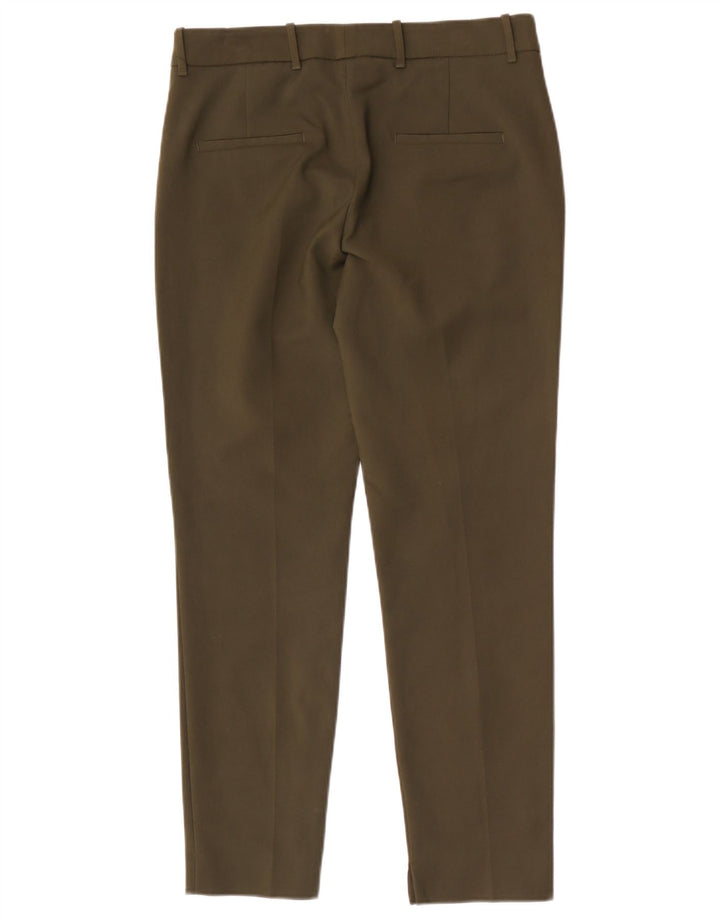 Zara Womens Tapered Chino Trousers Medium W28 L28 Khaki