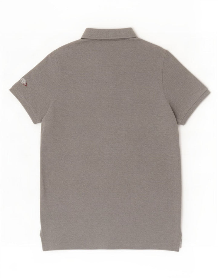 Superdry Mens Polo Shirt XL Grey Cotton