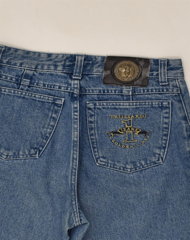 TRUSSARDI Womens Tapered Jeans W28 L30 Blue | Vintage Trussardi | Thrift | Second-Hand Trussardi | Used Clothing | Messina Hembry 