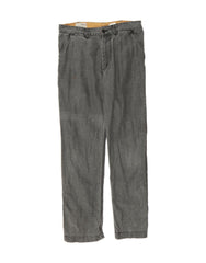 TIMBERLAND Mens Straight Chino Trousers W32 L32 Grey Linen