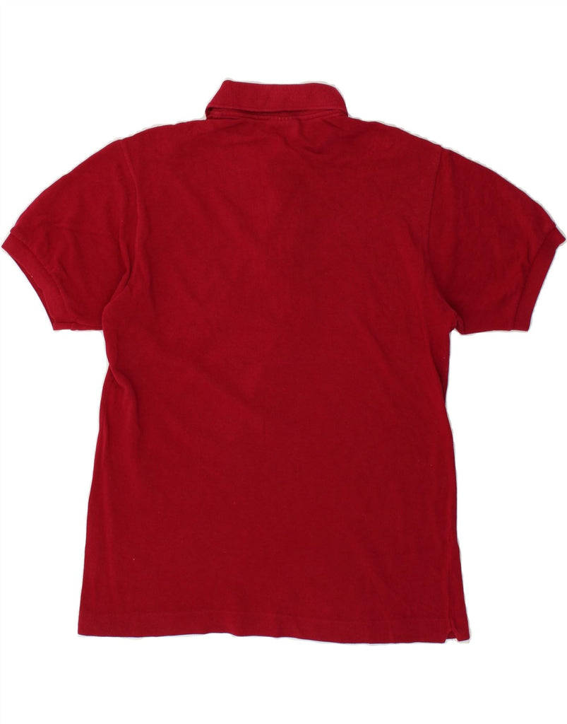 LACOSTE Mens Polo Shirt Size 3 Small Red Cotton | Vintage Lacoste | Thrift | Second-Hand Lacoste | Used Clothing | Messina Hembry 