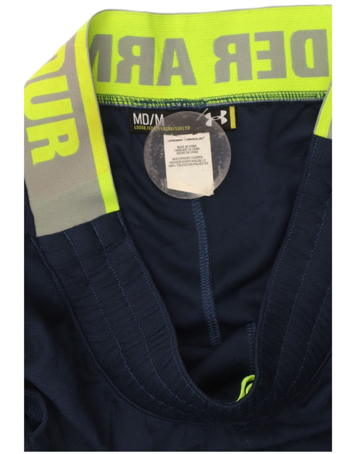 UNDER ARMOUR Mens Loose Fit Tracksuit Trousers Medium  Navy Blue