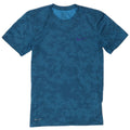Nike Mens Dri Fit T-Shirt Top Small Blue Camouflage Polyester