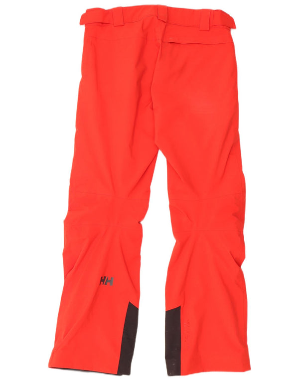 Helly Hansen Mens Regular Ski Trousers Small  Red Colourblock Polyester