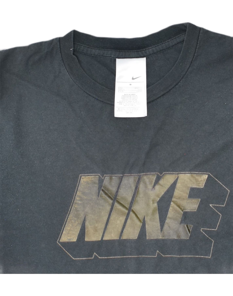 NIKE Mens Graphic T-Shirt Top Small Grey Cotton | Vintage Nike | Thrift | Second-Hand Nike | Used Clothing | Messina Hembry 