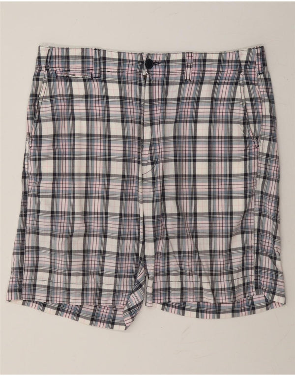 Polo Ralph Lauren Mens Chino Shorts W34 Large Multicoloured Check Cotton