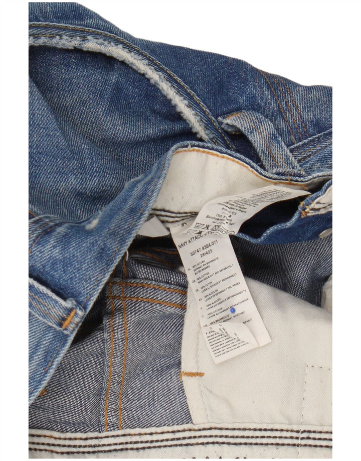 G-Star Mens Straight Jeans W32 L32 Blue Cotton