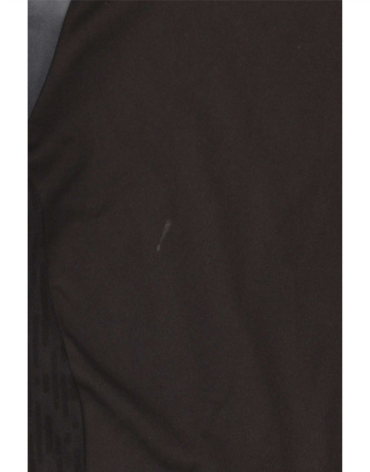 Adidas Mens Climacool Polo Shirt Medium Black Colourblock