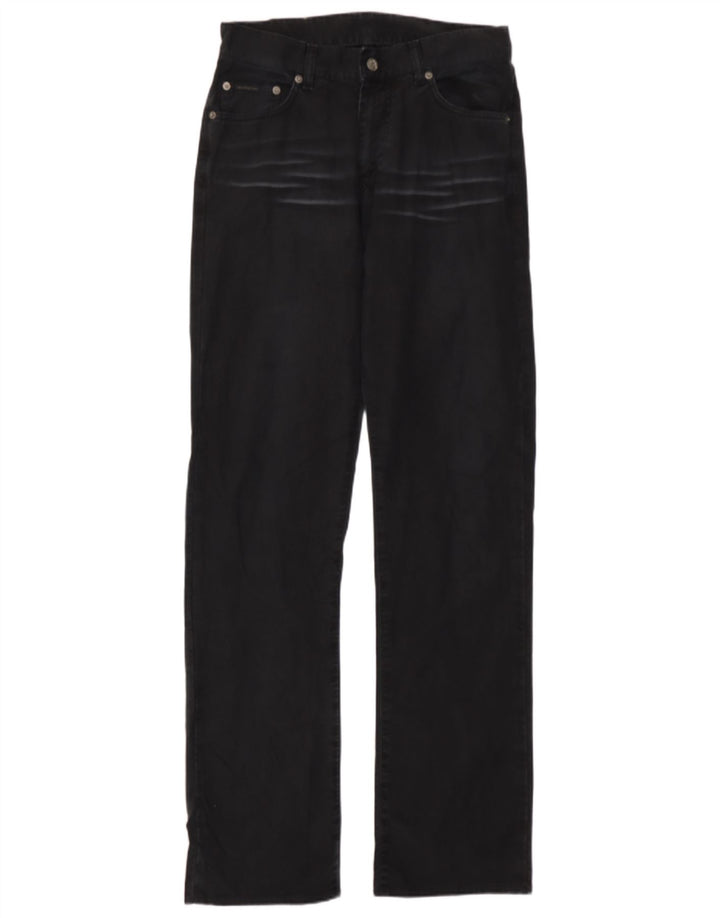Calvin Klein Mens Straight Jeans W30 L33 Black Cotton
