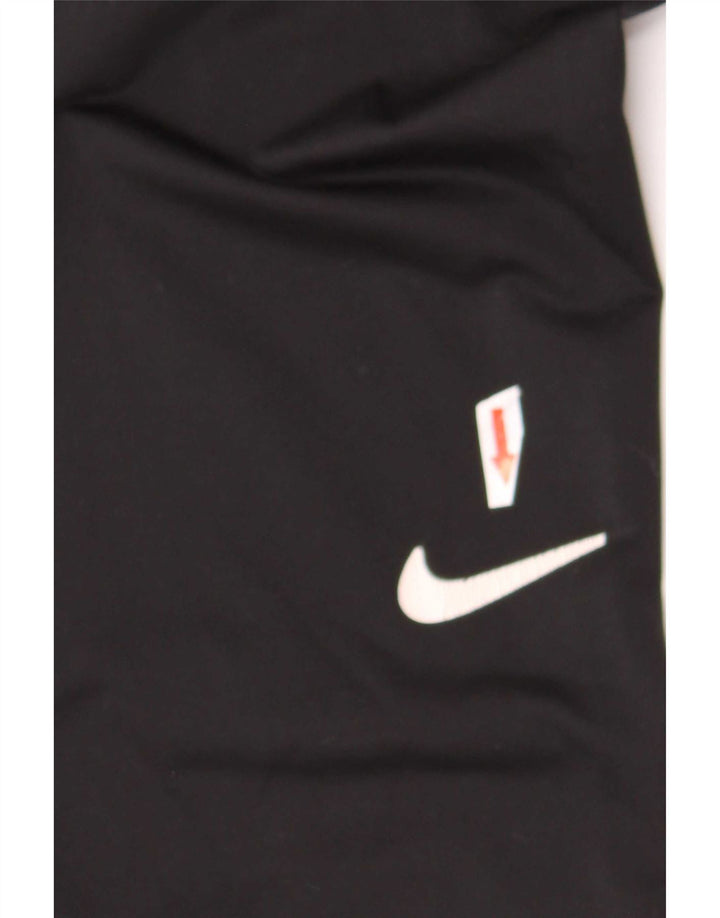 Nike Womens Leggings UK 12 Medium Black Polyester Sports