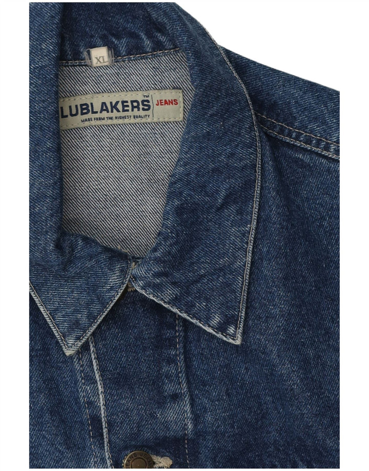 Vintage Mens Denim Jacket UK 42 XL Blue