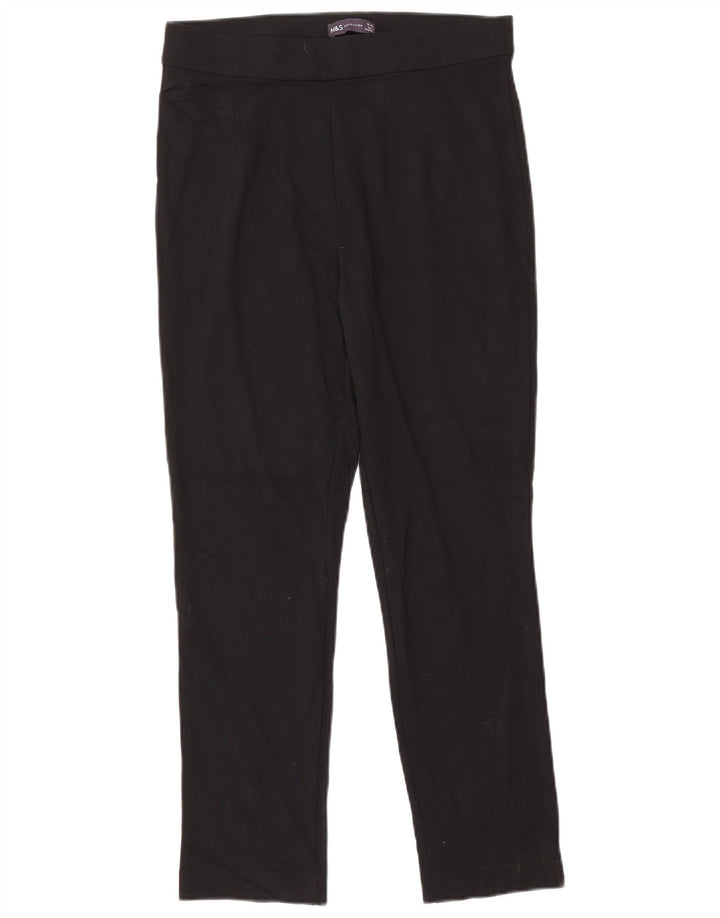 Marks & Spencer Womens Leggings UK 12 Medium Black Viscose