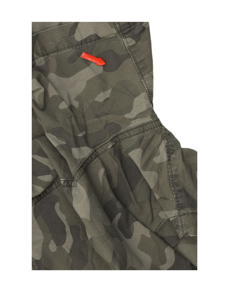 EDDIE BAUER Womens Chino Shorts US 6 Medium W32 Khaki Camouflage Cotton Vintage Eddie Bauer and Second-Hand Eddie Bauer from Messina Hembry 