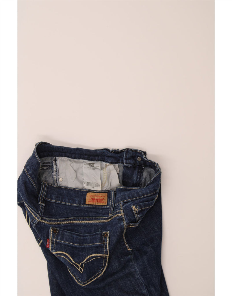 LEVI'S Womens Low Skinny Jeans US 6 Medium W28 L31 Navy Blue Cotton Vintage Levi's and Second-Hand Levi's from Messina Hembry 