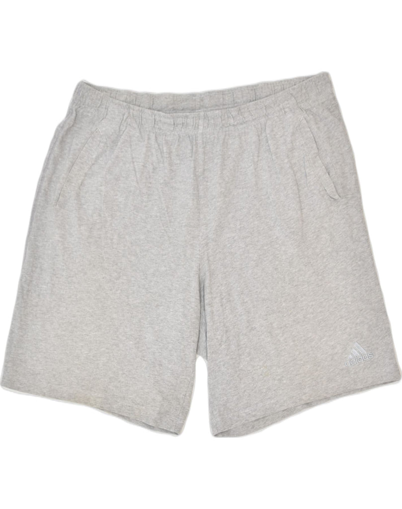 ADIDAS Mens Sport Shorts 2XL Grey Cotton | Vintage | Thrift | Second-Hand | Used Clothing | Messina Hembry 