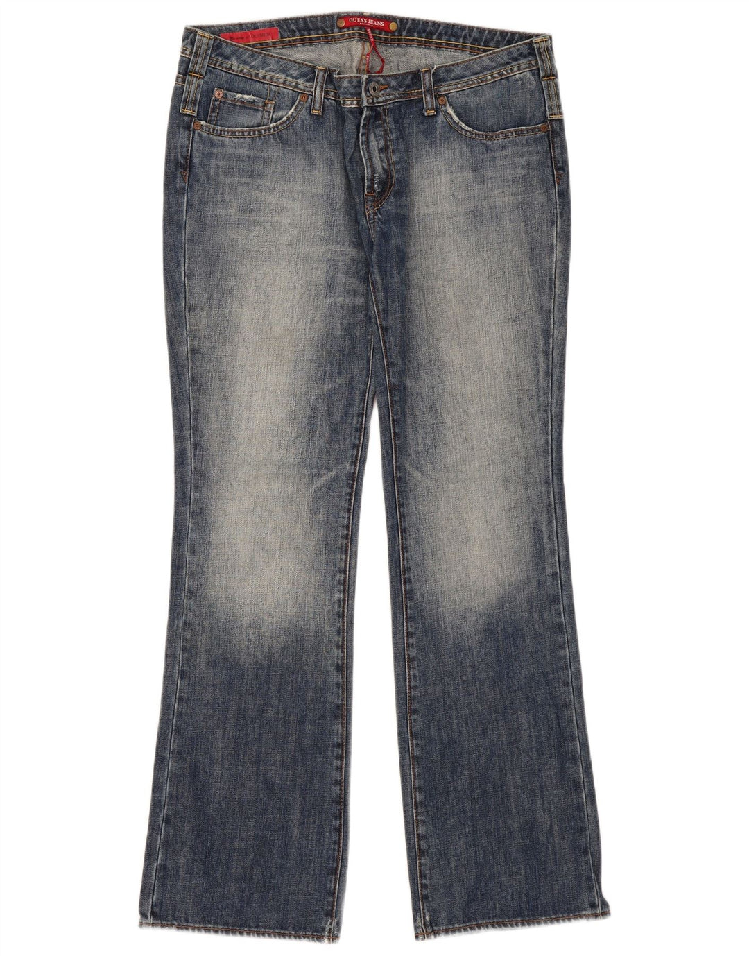 Guess Womens Bootcut Jeans W36 L32 Blue