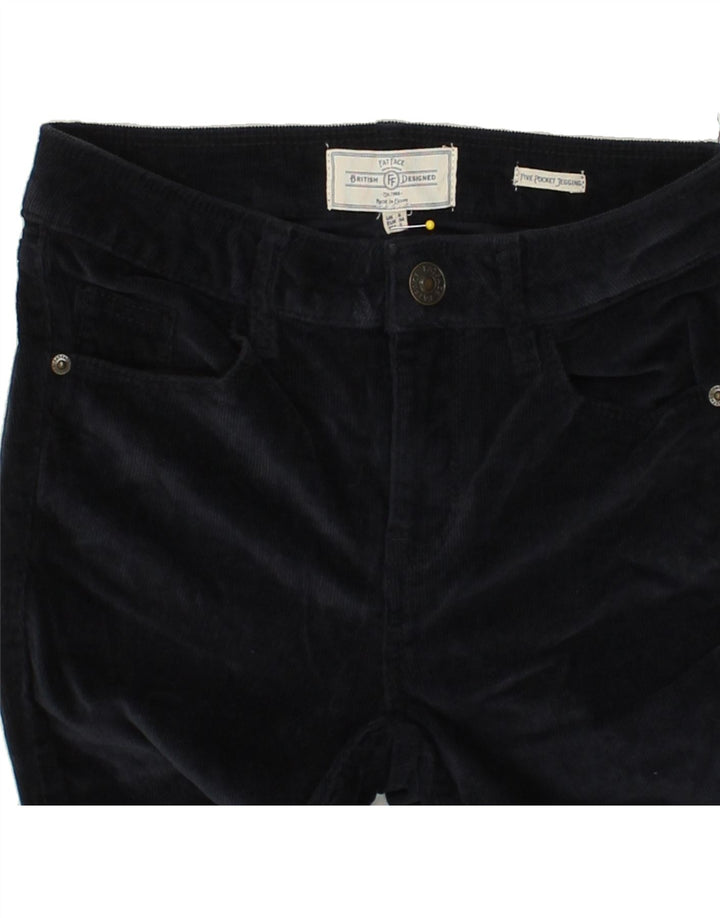 FAT FACE Womens Jegging Corduroy Trousers UK 6 XS W26 L28 Navy Blue Cotton | Vintage Fat Face | Thrift | Second-Hand Fat Face | Used Clothing | Messina Hembry 