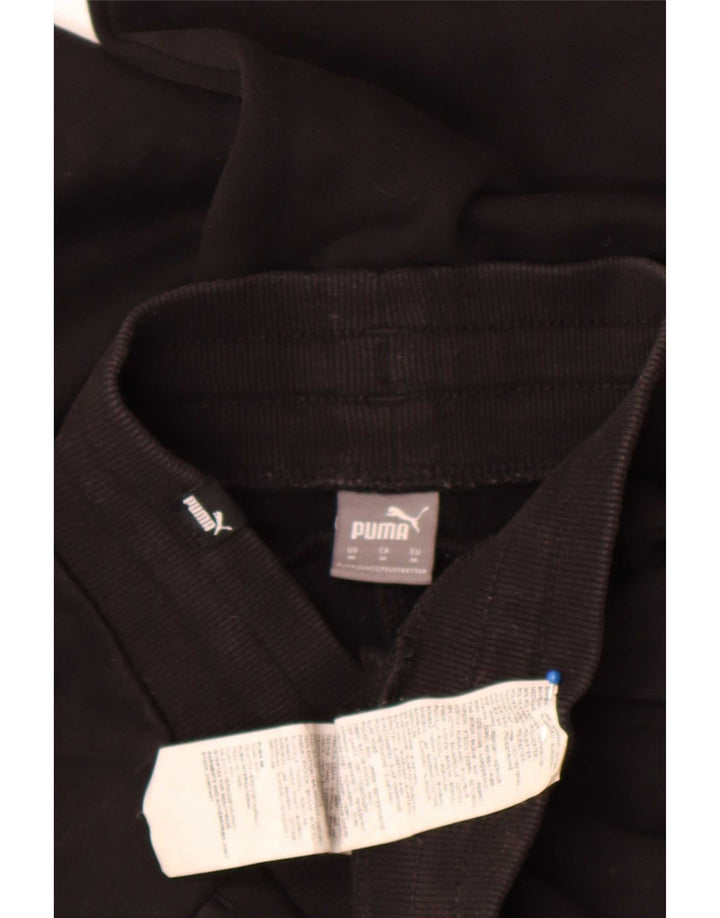 Puma Mens Tracksuit Trousers Joggers Medium Black Cotton