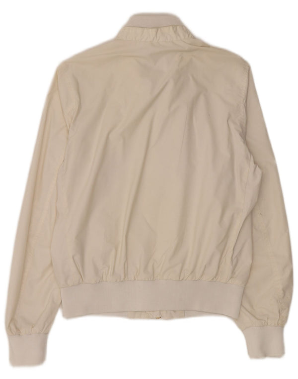 North Sails Womens Bomber Jacket UK 14 Medium Off White Polyamide