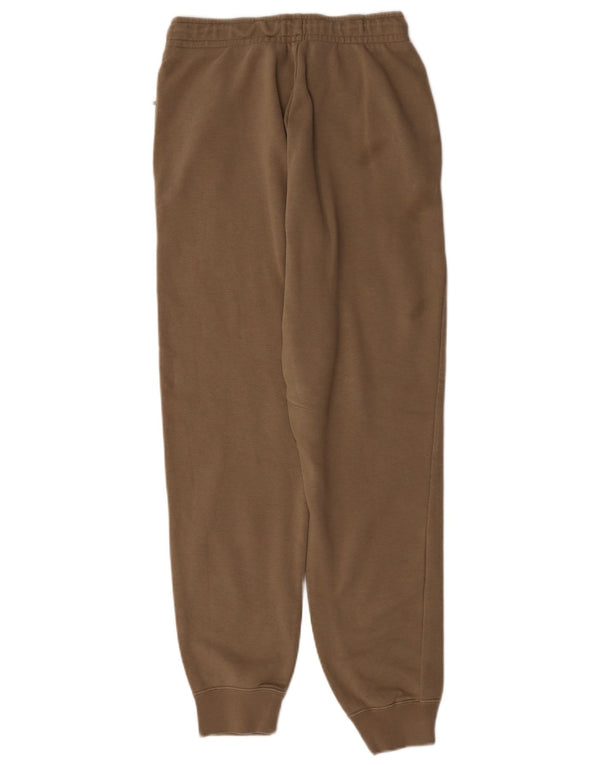 Nike Womens Tracksuit Trousers Joggers UK 8 Small Brown Cotton