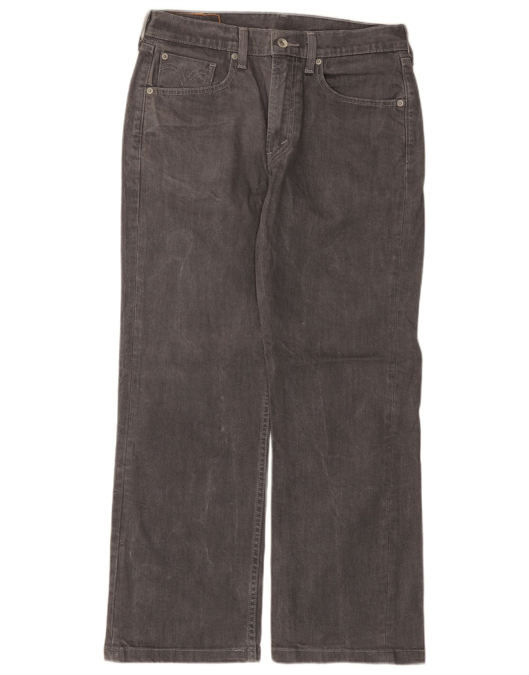 Levi's Mens 506 Straight Jeans W32 L28 Grey Cotton