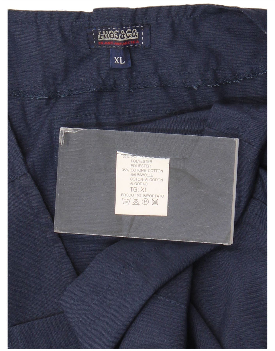Vintage Mens Utility Gilet UK 42 XL Navy Blue Polyester