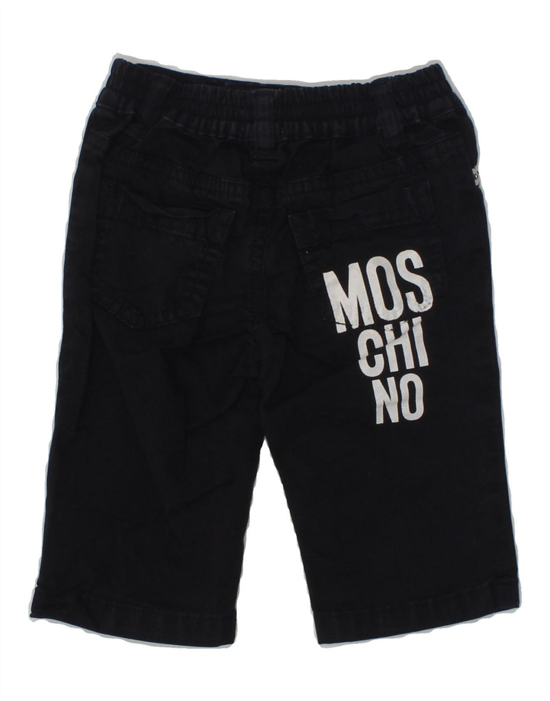 MOSCHINO Baby Boys Straight Casual Trousers 3-6 Months W16 L7  Navy Blue | Vintage Moschino | Thrift | Second-Hand Moschino | Used Clothing | Messina Hembry 