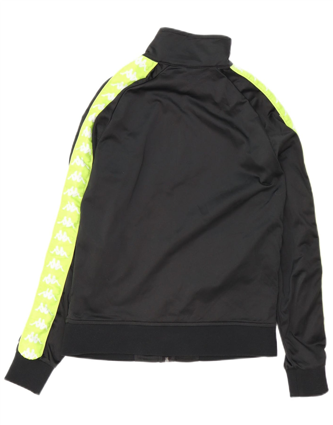 KAPPA Boys Graphic Full Tracksuit 15-16 Years  Black Colourblock Polyester