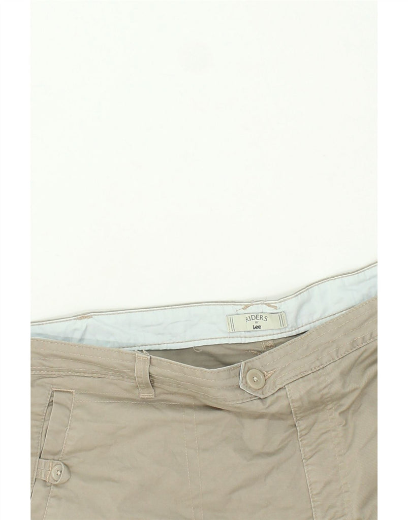 LEE Womens Riders Chino Shorts W48 4XL Grey Cotton Vintage Lee and Second-Hand Lee from Messina Hembry 