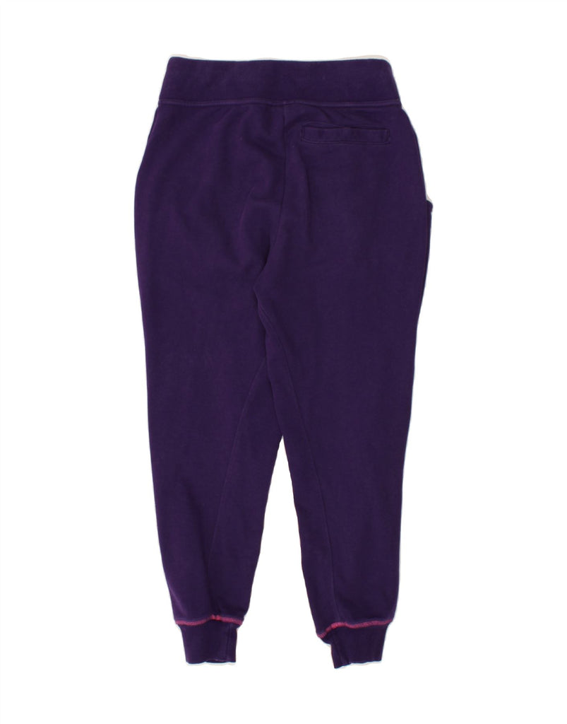 ADIDAS Womens Graphic Tracksuit Trousers Joggers UK 10 Small Purple Cotton | Vintage Adidas | Thrift | Second-Hand Adidas | Used Clothing | Messina Hembry 