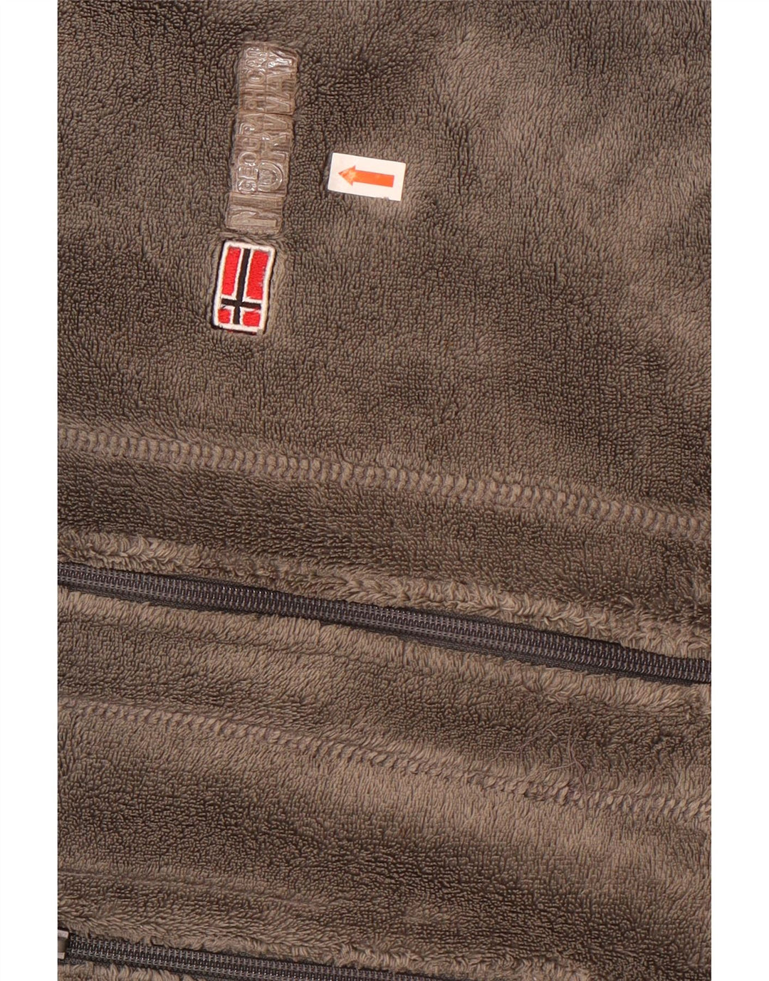 Norway Mens Fleece Jacket UK 38 Medium Grey Colourblock Polyester Sports