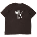 Puma Mens Graphic T-Shirt Top 2XL Black Cotton