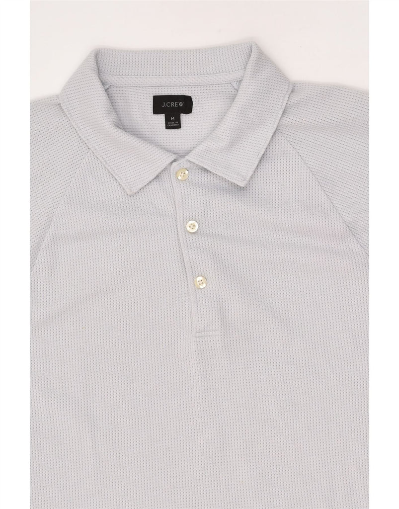 J. CREW Mens Polo Shirt Medium Grey Cotton | Vintage J. Crew | Thrift | Second-Hand J. Crew | Used Clothing | Messina Hembry 