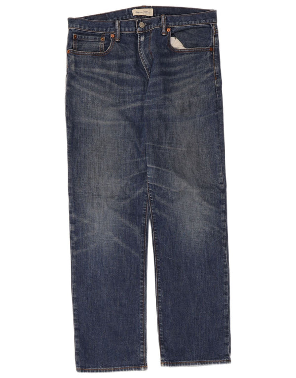 Gap Womens Straight Jeans W32 L30 Blue Cotton