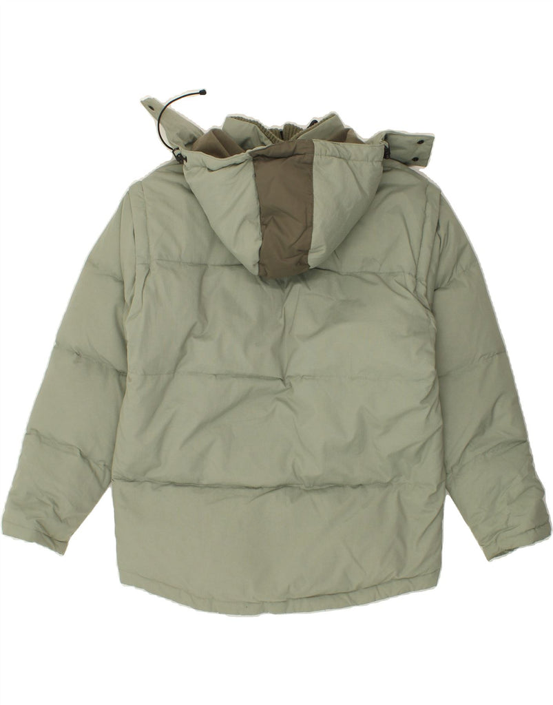 FILA Mens Hooded Padded Jacket UK 36 Small Green Polyamide Vintage Fila and Second-Hand Fila from Messina Hembry 