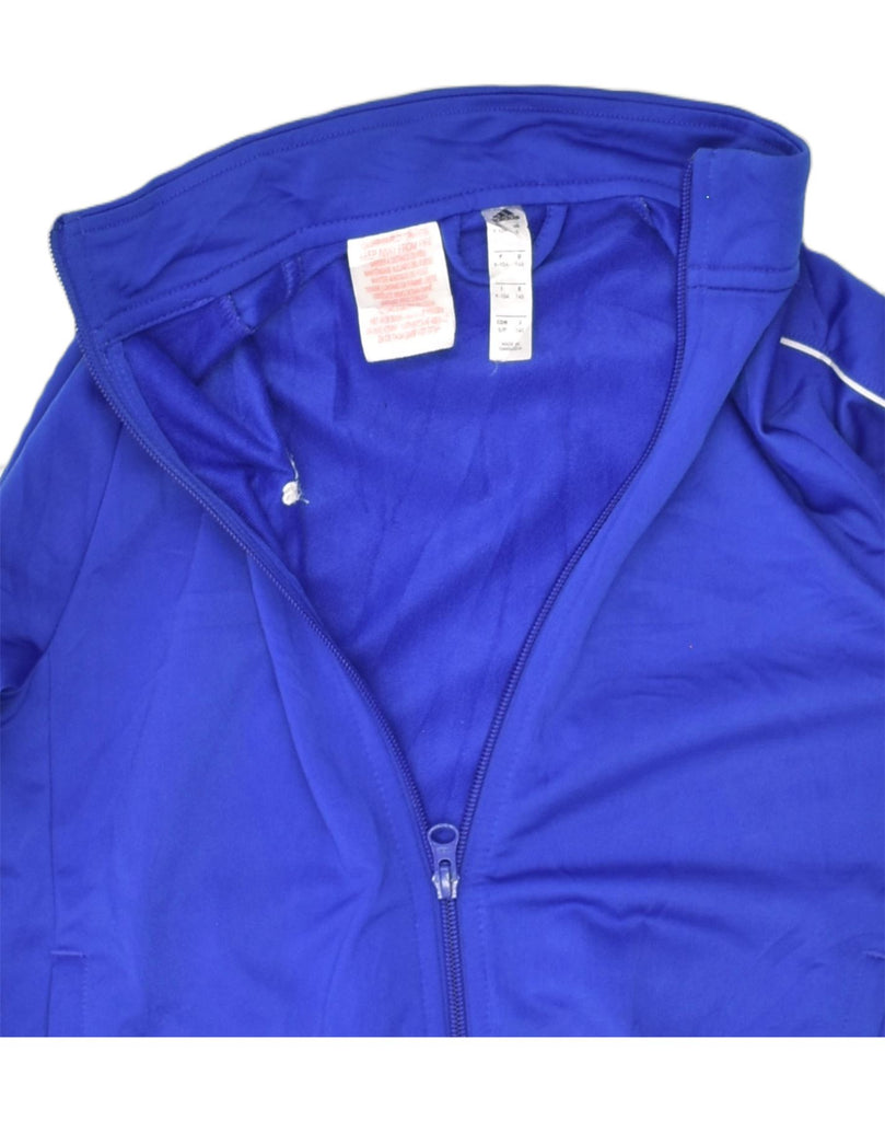 ADIDAS Boys Tracksuit Top Jacket 9-10 Years Blue Cotton | Vintage Adidas | Thrift | Second-Hand Adidas | Used Clothing | Messina Hembry 