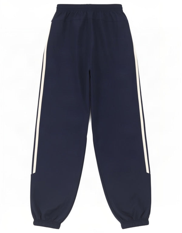 Adidas Boys Tracksuit Trousers Joggers 11-12 Years Navy Blue Polyester