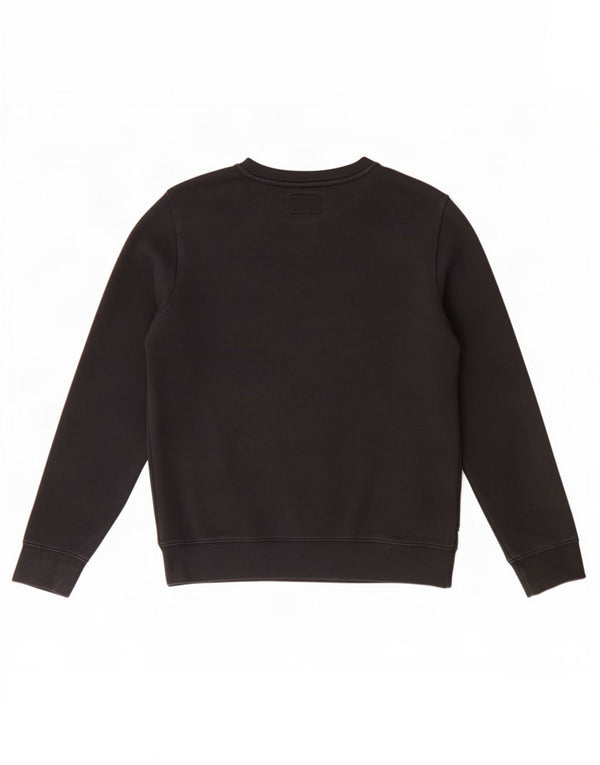 Calvin Klein Jeans Girls Graphic Sweatshirt Jumper 13-14 Years Black Cotton