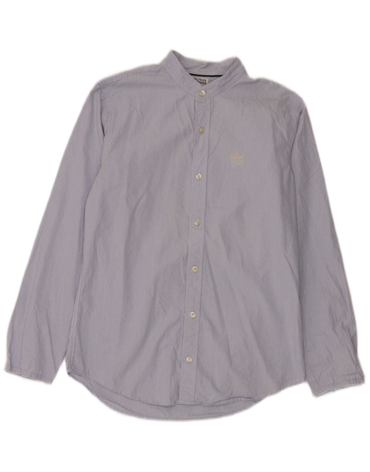 Tommy Hilfiger Mens Shirt Small Blue Pinstripe