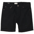 Jack & Jones Mens Casual Shorts Medium W32 Black Cotton