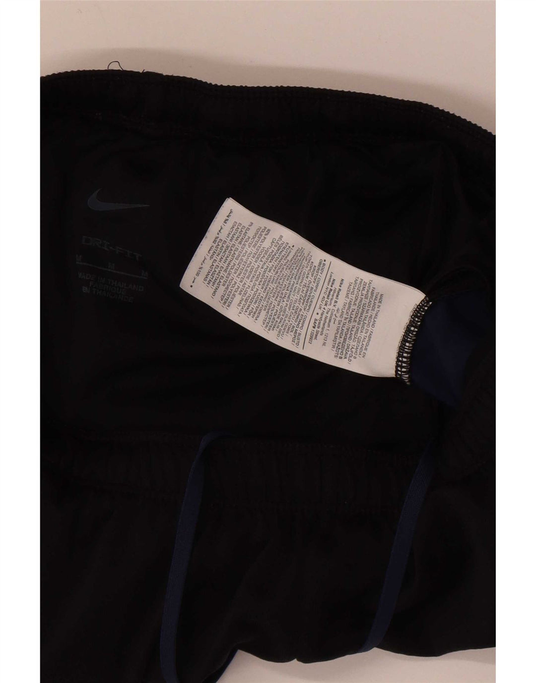 Nike Womens Dri Fit Sport Shorts UK 12 Medium  Black Colourblock Polyester