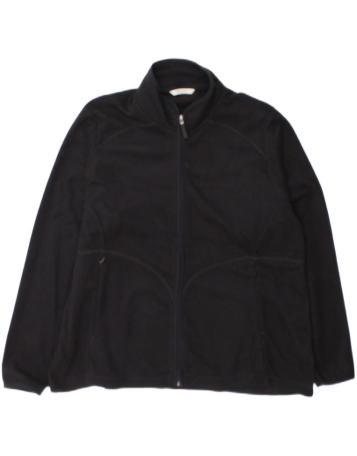 Marks & Spencer Mens Fleece Jacket UK 42 XL Black